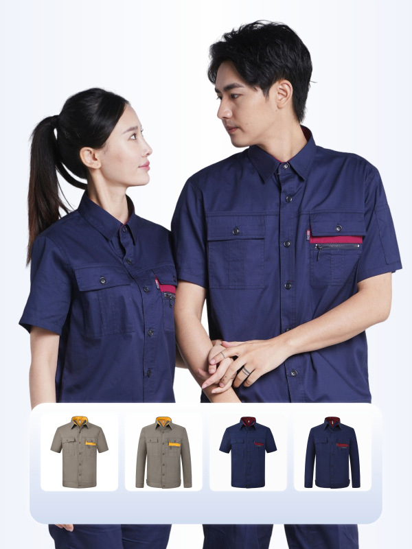 Conjunto de ropa de trabajo de sarga de algodón puro con logotipo personalizado, ropa de protección para soldadores, ropa de trabajo para talleres de fábrica, ropa de reparación automotriz para tiendas 4S.