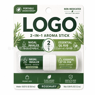 电商爆款新颖双用鼻吸棒接纳定制贴牌体感舒适快速提神醒脑解昏沉