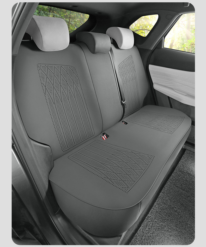 Changan Uniz Suede Special Car Seat Cushion for All Seasons, Fully Surrounded Saddle Cushion, Breathable Ultra-Thin Seat Cover