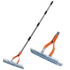 WalenseeハンチングRake 15-インチLawnハンチングRake芝生の熊手