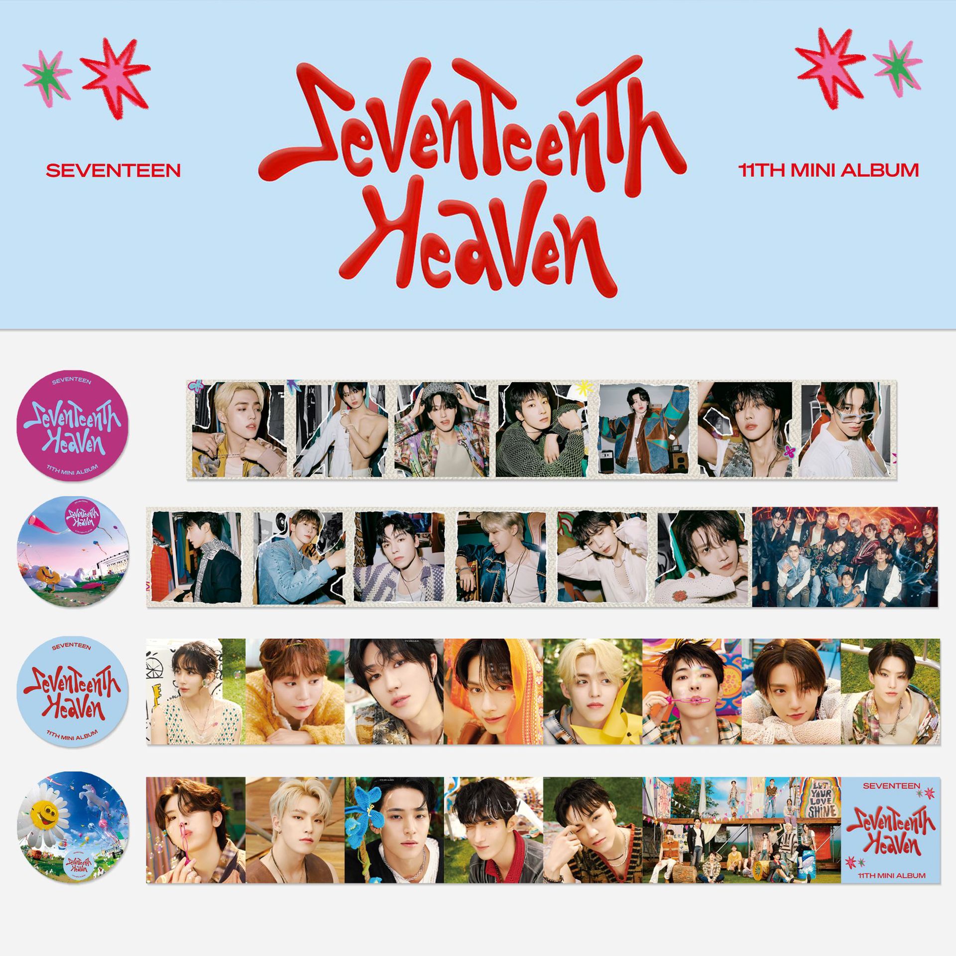 SEVENTEEN新专辑SEVENTEENTH HEAVEN胶带JK田柾国GOLDEN周边贴纸