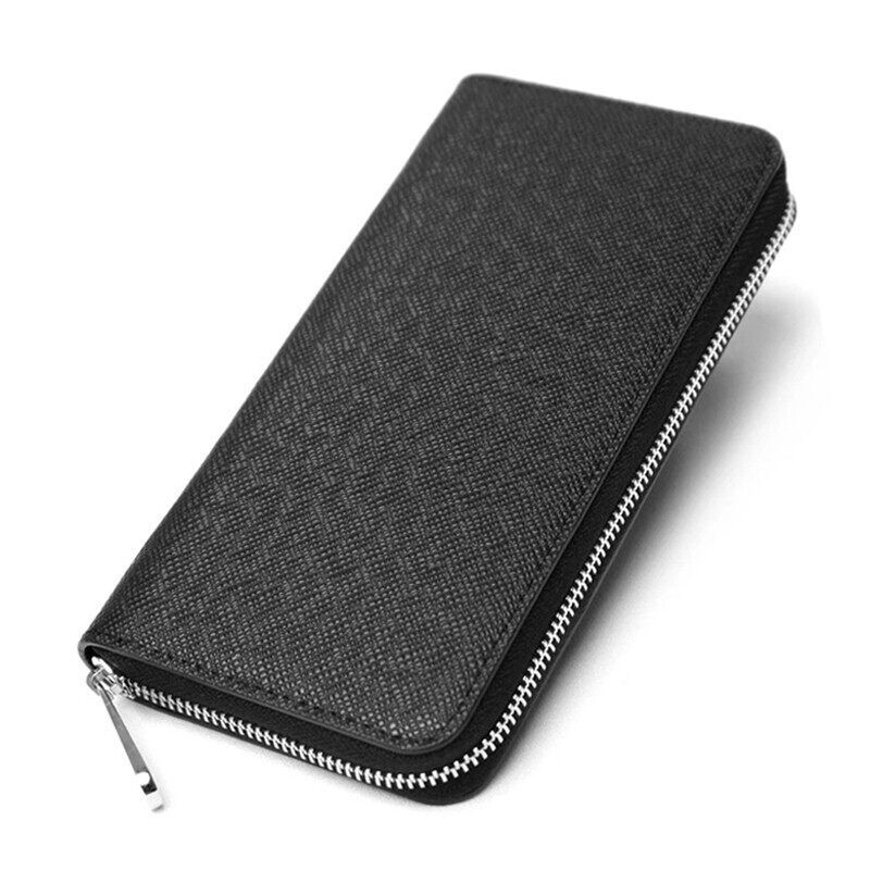 Cross-Border best selling Amazon cross pattern long men's wallet fashion zipper 60017 wallet a generation of hair