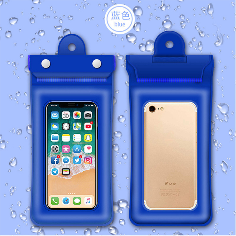 Bolsa de teléfono móvil pantalla táctil para llevar jinete bolsa de polvo caso de teléfono móvil inflable flotante cubierta de cadena de suministro comercio fábrica al por mayor