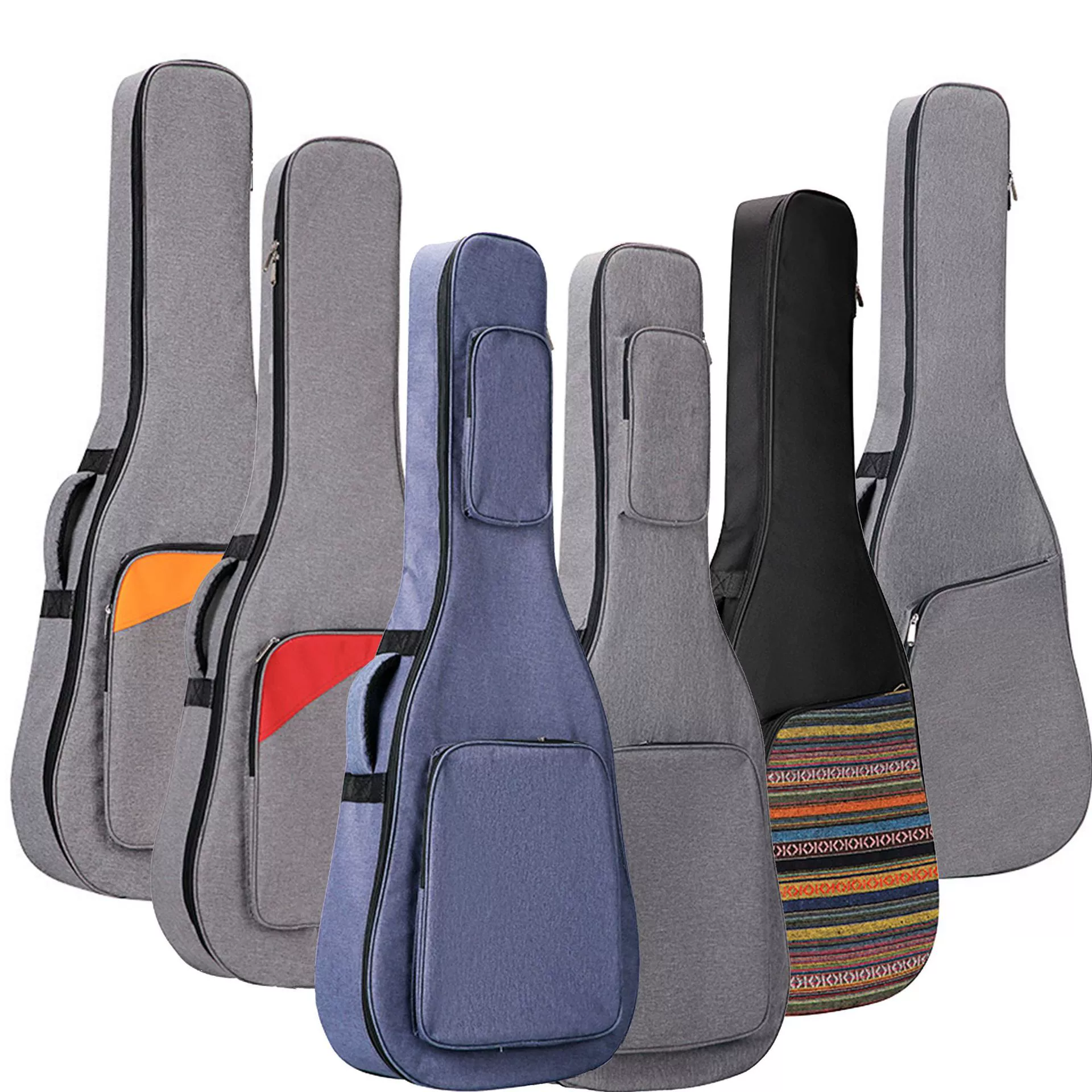 34-41 дюймовая гитара ватная сумка для акустической акустической гитары 10MM очень толстая ватная сумка для пианино