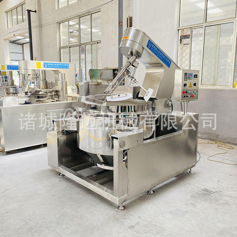 火锅料混合行星炒锅 宫保鸡丁调味料炒料机 全自动食堂电磁炒菜机