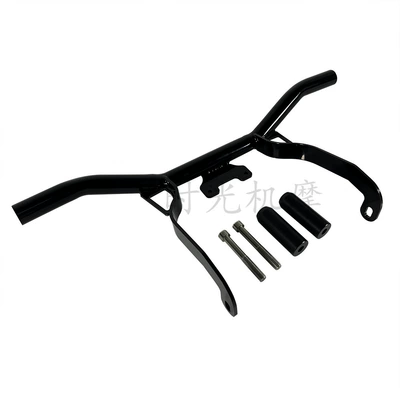 Harley Glider One-word Front Bumper Two-character Rear Guard Double Light Road Street Glide Road King Bumper (Motorcycle bumper) - front-bumper