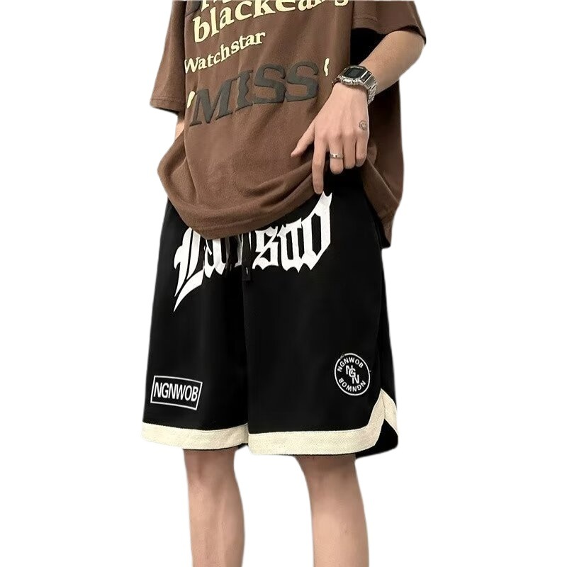 Summer New Teenager American Chinese Pants Men's Trendy Brand Thin Design Sense Niche Loose Sports Casual Pants
