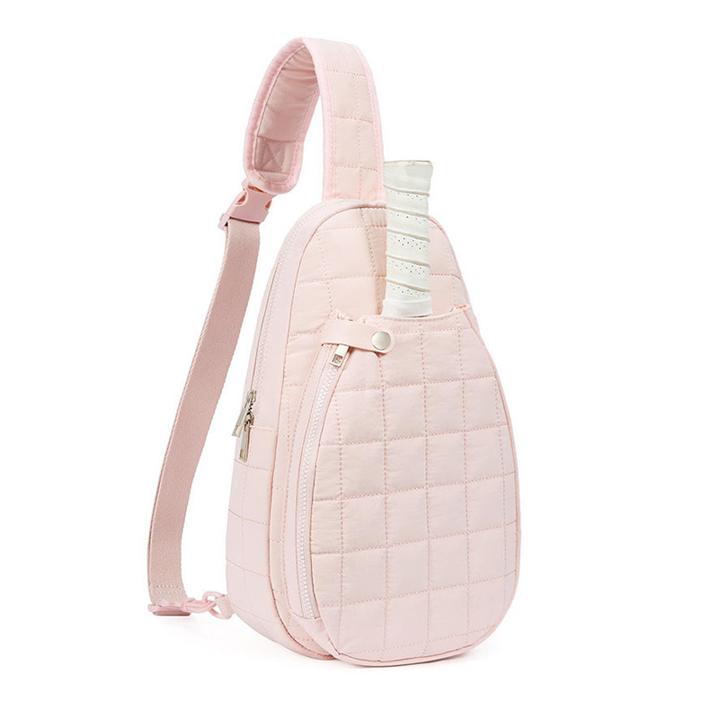 Amazon nuevo bolso de raqueta mochila de raqueta deportiva plaid mochila de raqueta de moda bolsa de almacenamiento de raqueta portátil