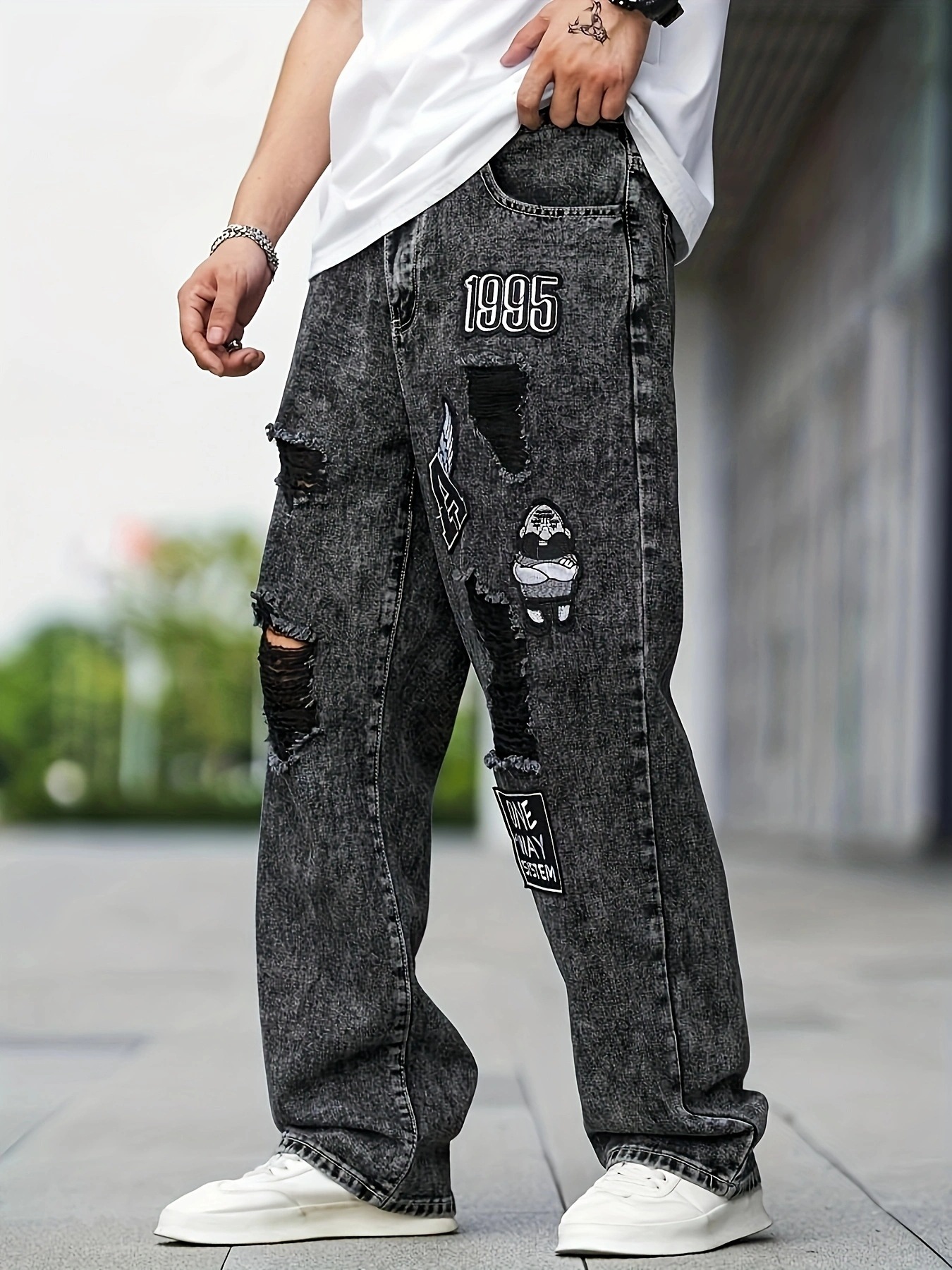European And American Style Men's Fashion Denim Trousers Men's New Jeans_mkmklike.com