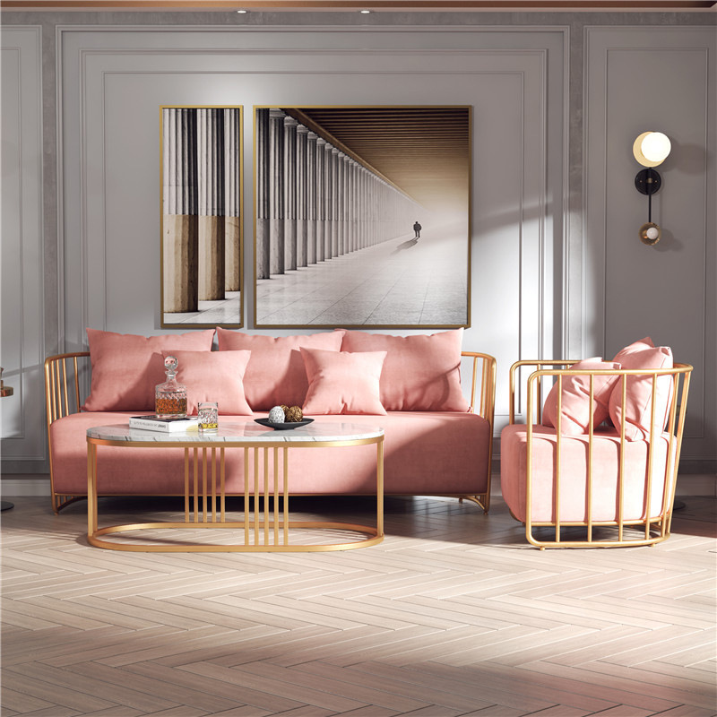 Selección estricta de la sala de estar mesa de té de mármol moderna simple pequeña mesa de té sofá elíptico personalidad mesa de té creativa