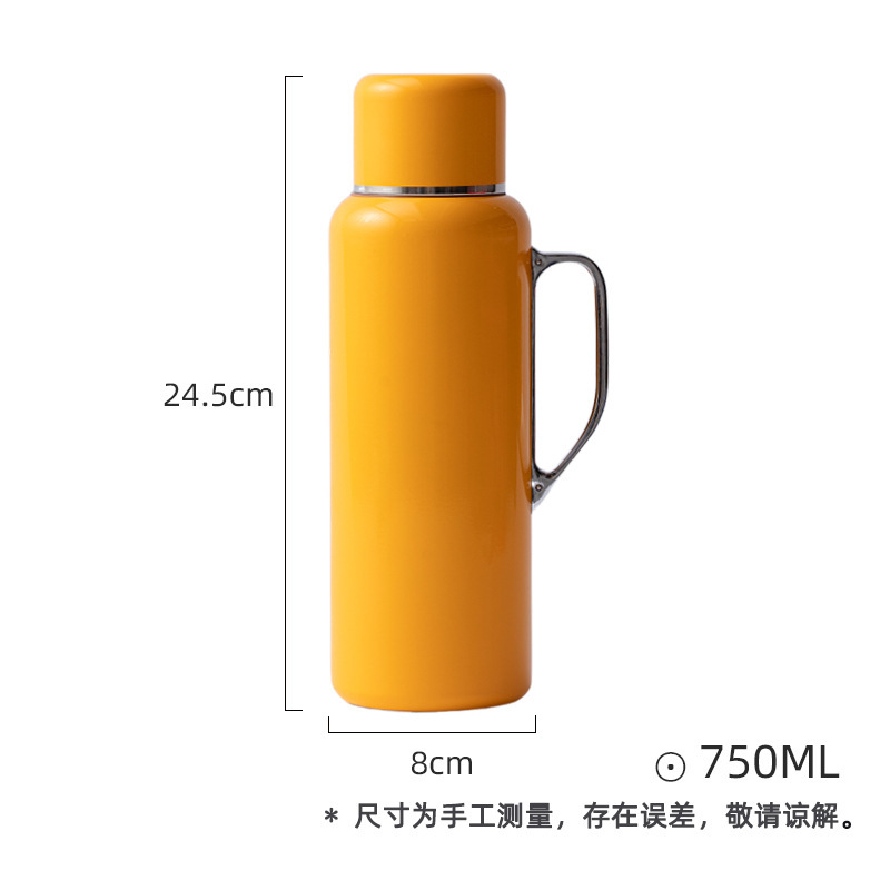 Moji の新しい 316 ステンレス鋼断熱ケトル家庭用煮込みティーケトル機械式温度表示ポータブル屋外保温ケトルケトル|undefined