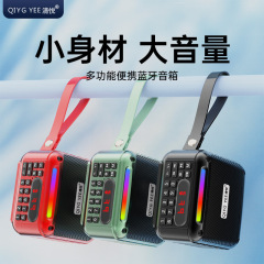 Qingyue S15 ファッションミニ Bluetooth 小型スピーカー多機能ホームサブウーファーポータブル屋外 MP3 プレーヤー