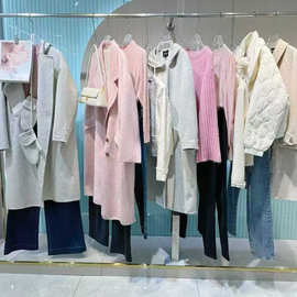 25冬璞秀高贵优雅风羽绒服风衣外套上衣裤裙专柜撤柜一手货源供应