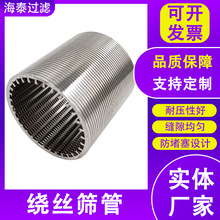 砂磨机滤网干湿固液分离约翰逊管复合防砂绕丝筛管石油防砂筛管