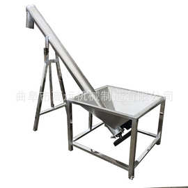 不锈钢螺旋提升机  颗粒粉末密封圆管输送机  粮食上料机图片