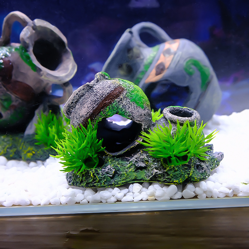 Decoraciones de decoración de paisajismo de pecera de venta caliente, hierba de agua falsa, suave, color de coral, simulación, medusa, tanque de mar, punto, cabello recto