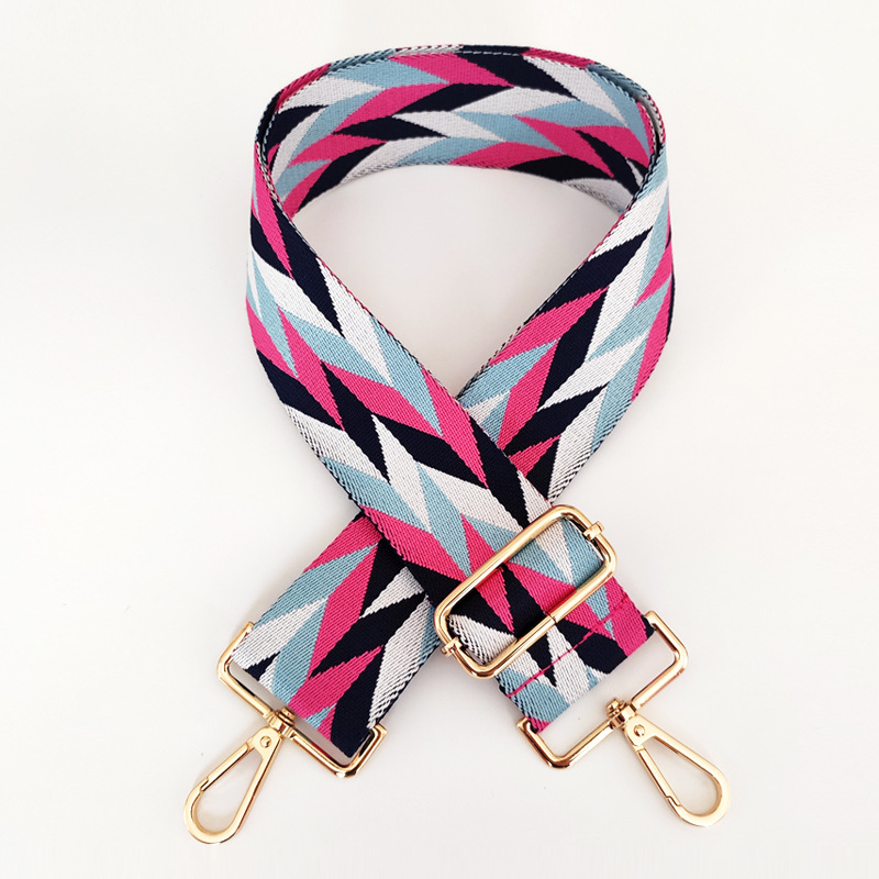 All Seasons Polyester Color Block Bag Strap display picture 5