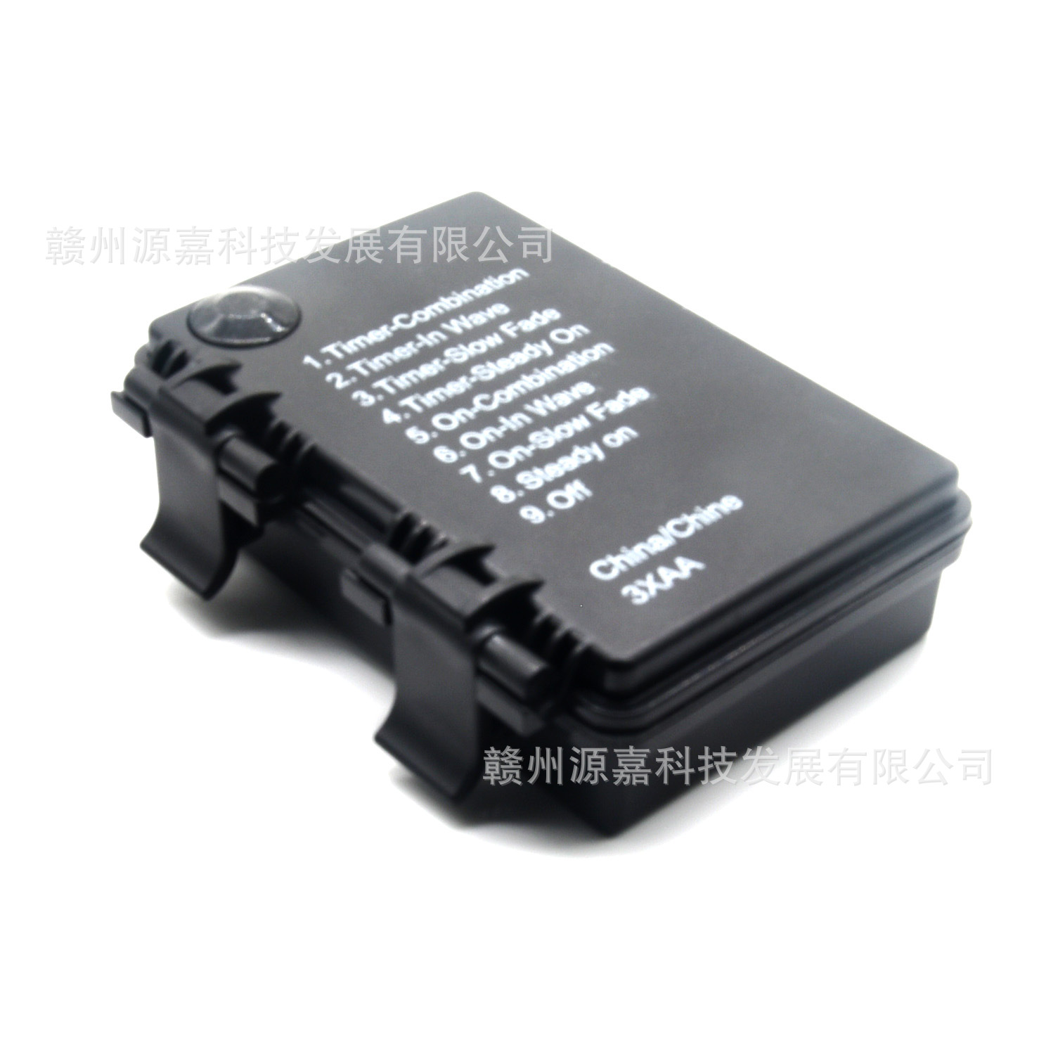 厂家直供3AA室外防水8功能电池盒 3节5号户外LED灯串电池盒