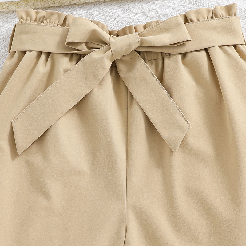 Ensemble haut et short à manches courtes pour enfants, vêtements d'été pour filles de 10 à 12 ans, nouvelle collection 2024_voghion.com