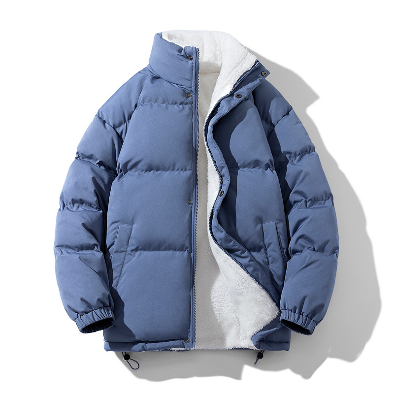 Men's Clothing cotton padded jacket loose casual cotton jacket trendy thickened stand collar cotton jacket_voghion.com