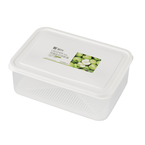 Refrigerator green onion and grain crisper plastic transparent heated lunch box kitchen food dumpling fruit storage box