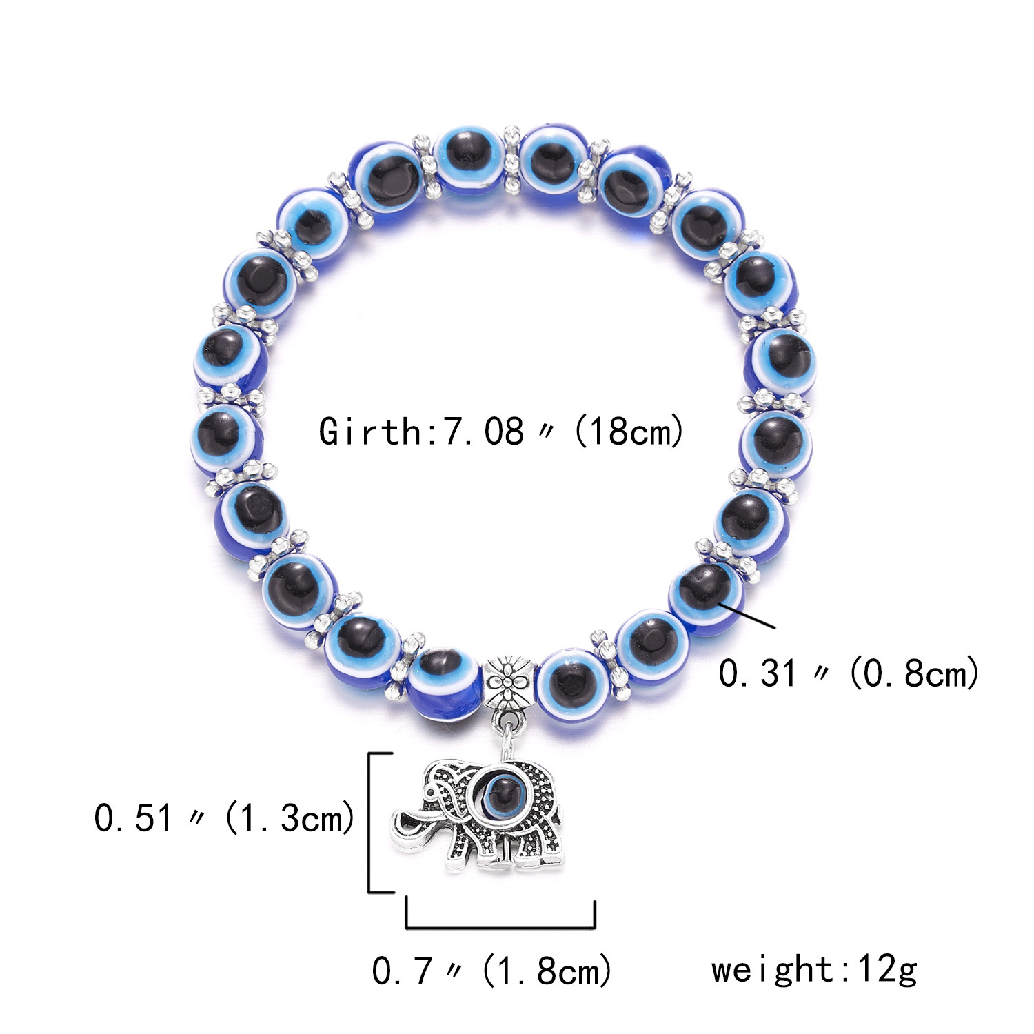 Simple Style Tortoise Palm Owl Glass Beaded Unisex Bracelets display picture 4