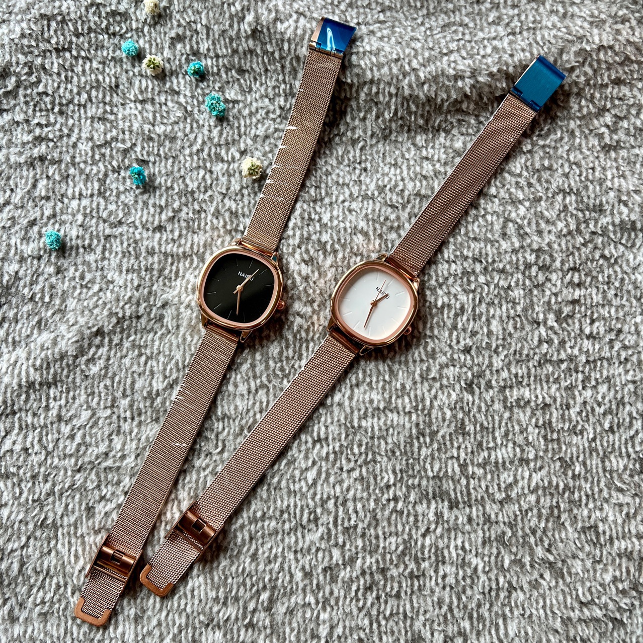 Unisex Gender Casual Style Casual Geometric Folding Buckle Quartz Women's Watches