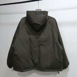 FEAR OF GOD ESSENTIALS连帽夹棉外套男潮牌宽松工装夹克春秋新款