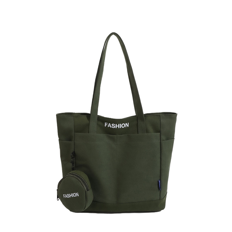 Bolsa de gran capacidad para mujeres 2026 nuevo estilo coreano in-modes simple bolso de clase bolso de hombro para estudiantes universitarios