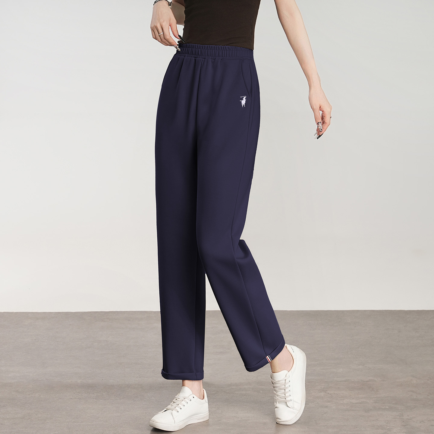 Casual Sports Thin Straight-Leg Pants for Women 2025 New Summer Trendy Loose Wide-Leg Sweatpants