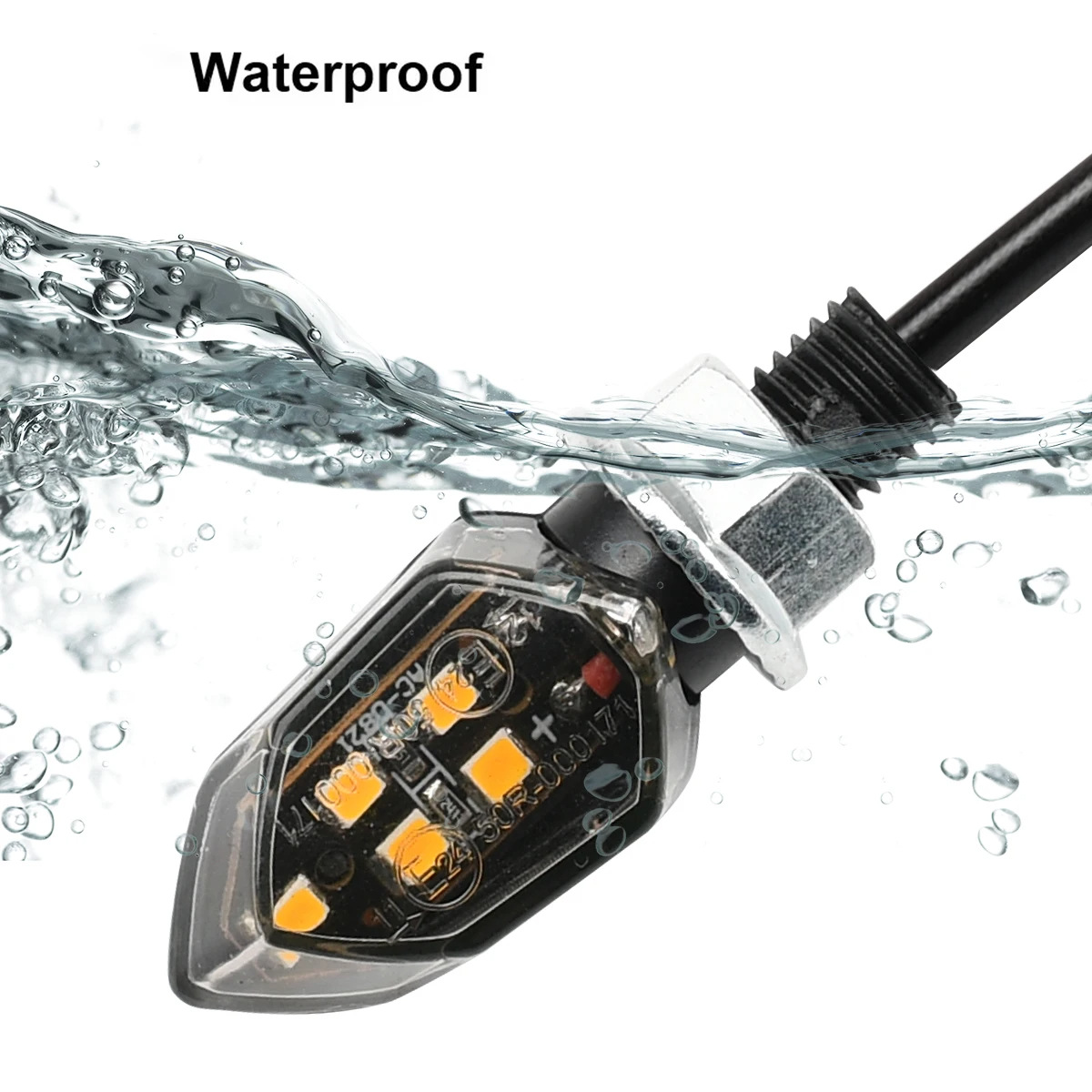 Aliexpress's Popular Led Motorcycle Turn Signal High-Quality Atmosphere Light Decorative Electric Vehicle Lighting Prompt Light