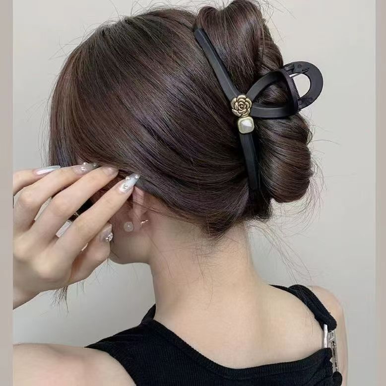 2025年の新しいスタイル、多用途のヘアピンとヘッドウェア、シンプルなサメクリップ、ファッションアクセサリー、ヘアクリップ、気質向上|undefined