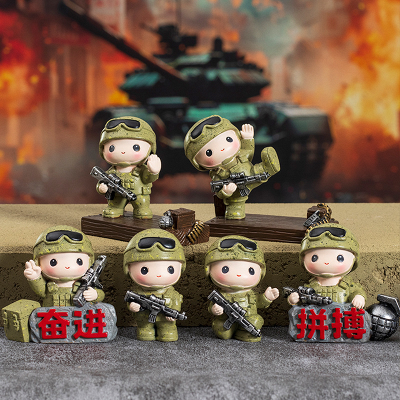 Creative Red Army Soldier Figurine Ornaments, Veteran Desktop Figurines, Souvenirs, Car Decorations, Birthday Gifts Creative Red Army Soldier Figurine Ornaments, Veteran Desktop Figurines, Souvenirs, Car Decorations, Birthday Gifts