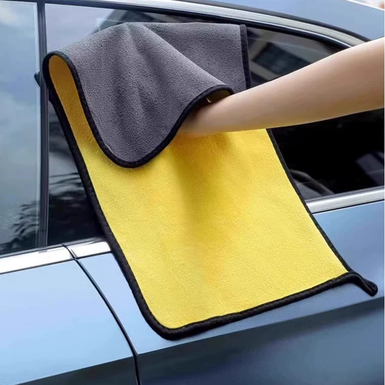 Полотенце для автомойки утолщенное большое Впитывающее Коралловое флисовое автомобильное полотенце двусторонняя ткань для автомойки полотенце для чистки автомобиля