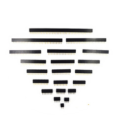 供應單排母2.0MM單排母座銅端2.54排母1*2P/3/4/5/6/7/8/9/10-40P