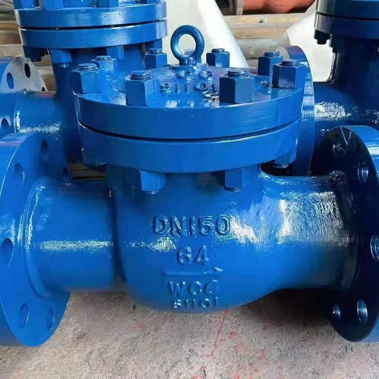 H44Y-25I 法兰旋启式铬钼钢止回阀 H44H 导热油止回阀 DN250