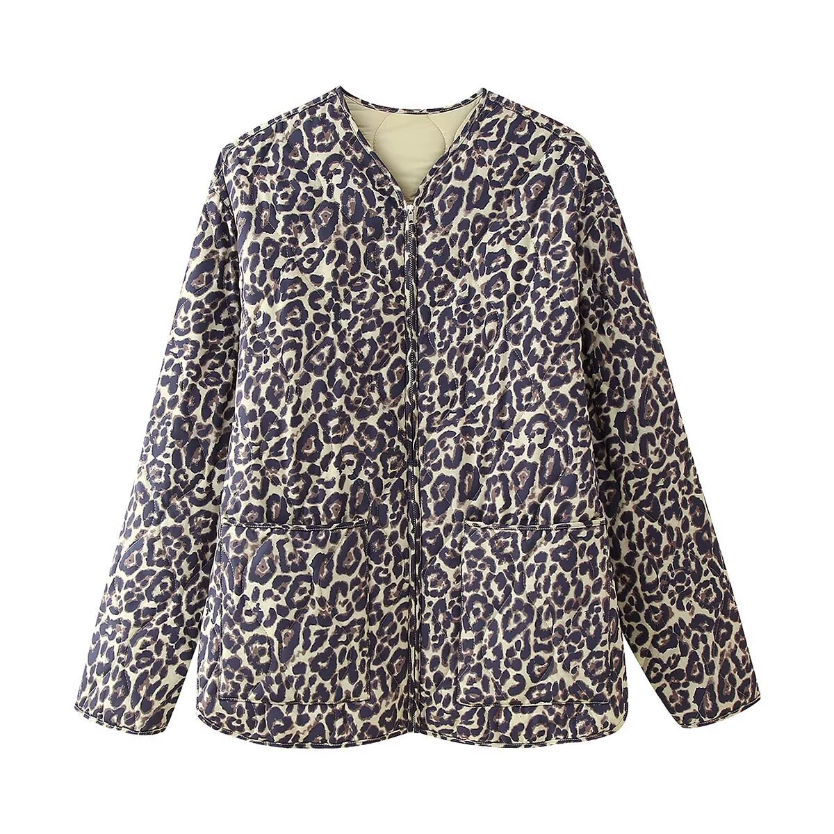 Трансграничная европейская и американская женская одежда AliExpress с молнией с круглым вырезом