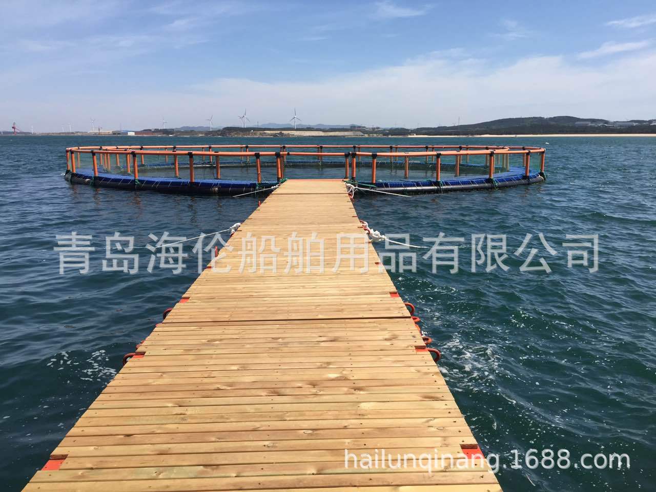 青岛海伦浮筒码头水上浮动平台浮桥防撞设施青岛否是海伦0.2-4.5