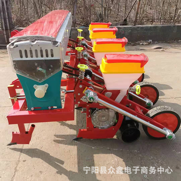 内蒙适用悬浮玉米精播机拖拉机机带动种苞谷的机子苞米点播机