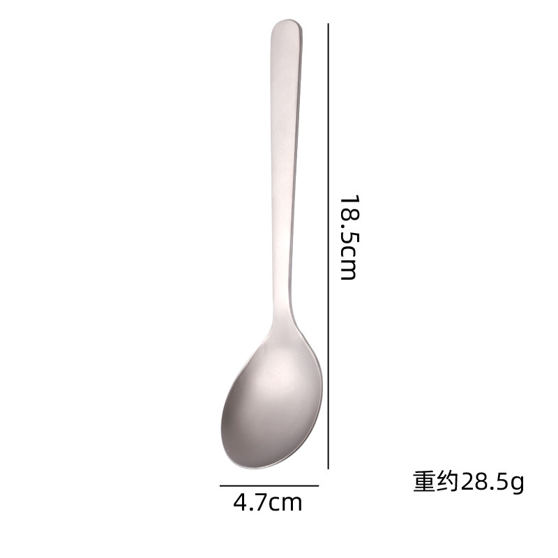 純チタン屋外食器キャンプスプーンフォーク箸セットピクニック旅行超軽量携帯食器|undefined