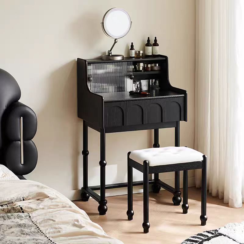 인기 있는 검은 단단한 나무 화장대 물푸레나무 60+ 단단한 나무 화장대