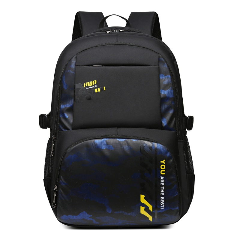Fabricante al por mayor nueva mochila de estudiantes de primaria y secundaria mochila de gran capacidad ocio simple mochila de estudiantes de secundaria