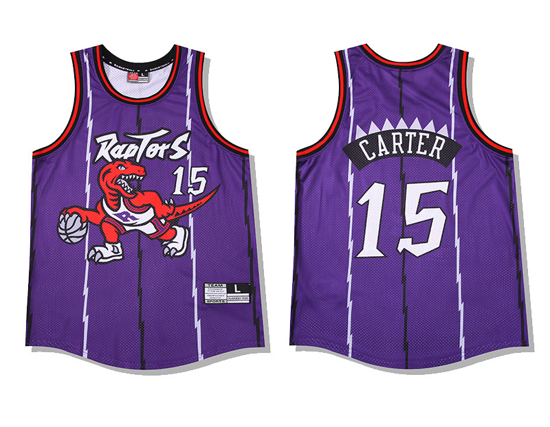 NBA复古美式背心球衣湖人队科比篮球服艾弗森猛龙麦迪运动单上衣-阿里巴巴