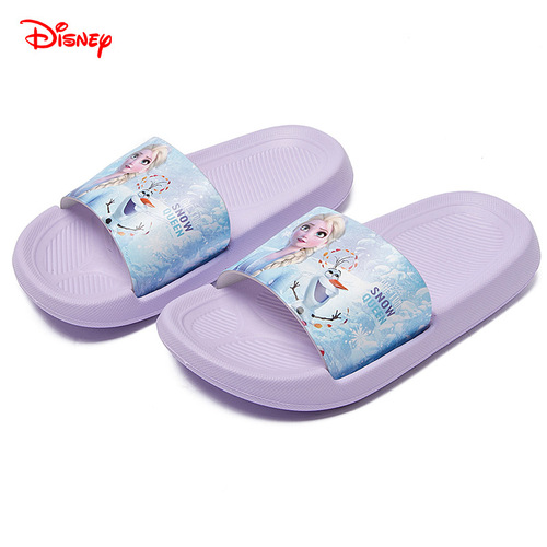 Disney children's slippers non-slip eva indoor Elsa Princess cartoon girls baby bathroom bathing big children's shoes