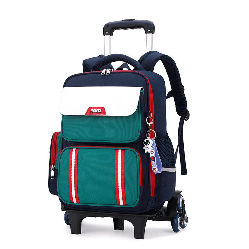 Mochila escolar de tirón de pescado natural para estudiantes de primaria de 1 a 5 años, niños y niñas, explosiones transfronterizas ligeras a prueba de salpicaduras