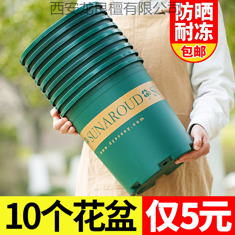 花盆盆家用塑料加厚阳台盆景多肉加仑盆绿萝专用盆栽月季莓|undefined