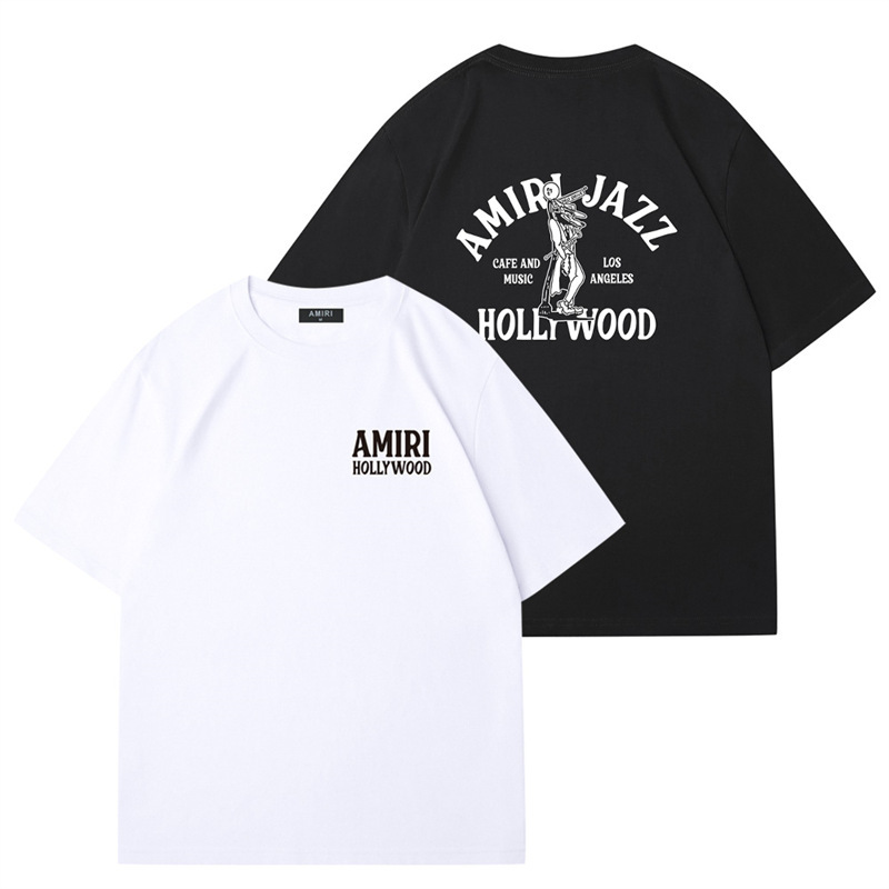 New Fashion Trendy Brand Versatile Outdoor Sports Casual Personality Pattern Letter Breathable Short-Sleeve T-Shirt for Men and Women