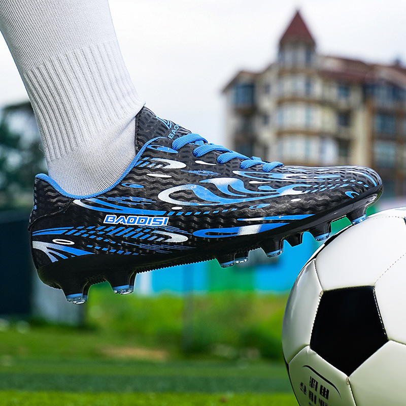 Cross-border football shoes AG spikes broken nails boys and girls children young students professional competition training sneaker wholesale Cross-border football shoes AG spikes broken nails boys and girls children young students professional competition training sneaker wholesale