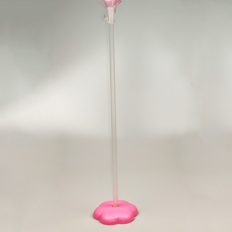 Red Polo globo ola bola fregona universal 60cm puntal Barra de mano transparente película de aluminio barra de soporte de globo