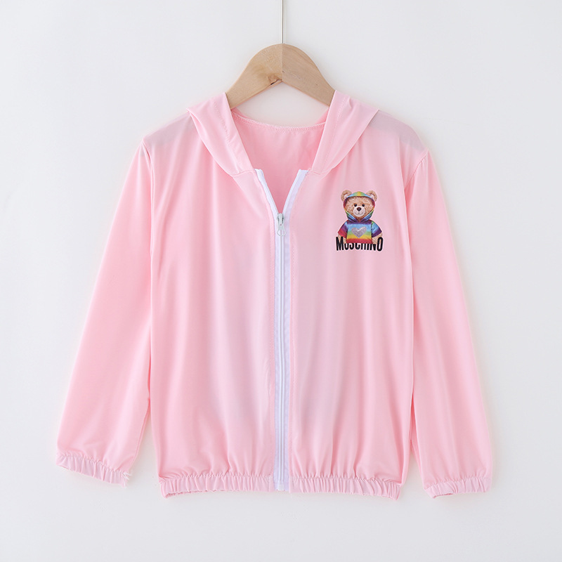 children Little Bear Sunscreen summer Boy Tong paragraph Air conditioning service Thin section ventilation skin coat wholesale